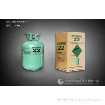 Pure Auto AC R22 Refrigerant Gas 30lb 50lb For Medium Tempe
